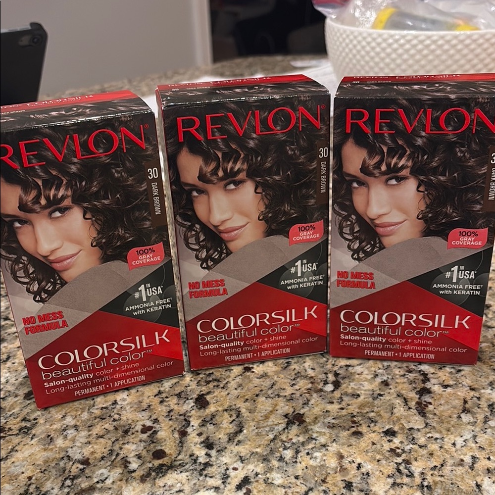 Revlon Colorsilk Beautiful Color Hair Dye - dark brown